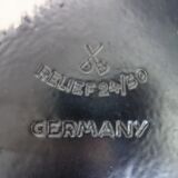 Green and white floor vase by Dumler & Breiden 1970s