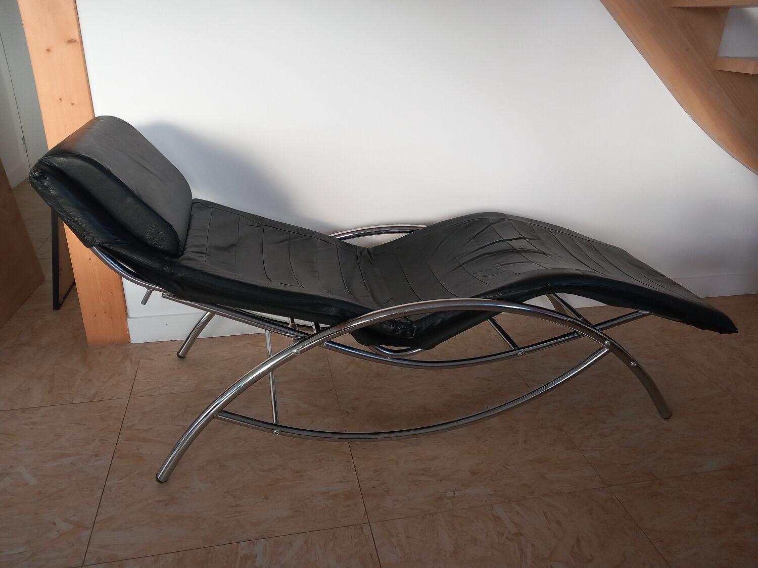 Chaise longue année 80