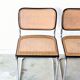 2 vintage Cesca B32 chairs stamped Gavina, M. Breuer, 1960s 1970s