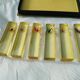 Set of 6 carries knives with fishing lures