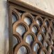 Art deco walnut claustra