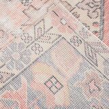 4x7 Pale Red & Beige Rustic Vintage Rug, 129x217Cm