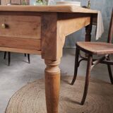 Old and beautiful solid walnut table.
