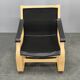 Pair of Leather Lounge Chairs by Åke Fribytter for Nelo Kroken 1960s