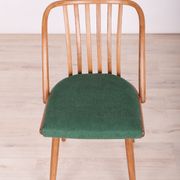 Green Dining Chairs by Antonin Suman for Ton, 1960