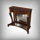Mahogany console, Restoration period – first part of the 19th century.