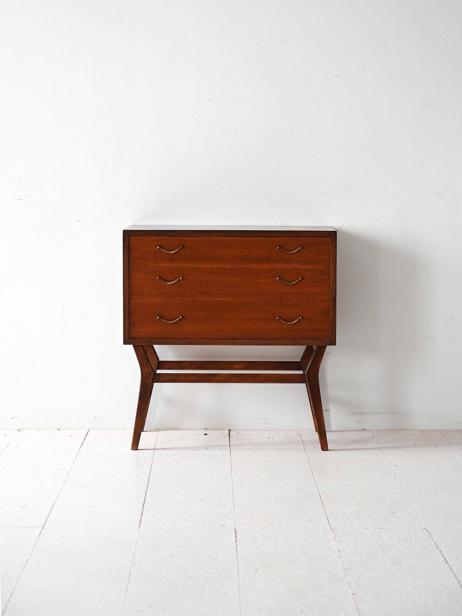 Commode suédoise en acajou, années 1950-60