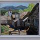Contemporary Swedish oil painting on panel Gunnar S Malm 1960s