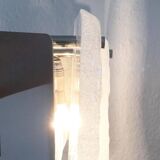 Frosted glass wall light by Kalmar Franken KG, 1960s