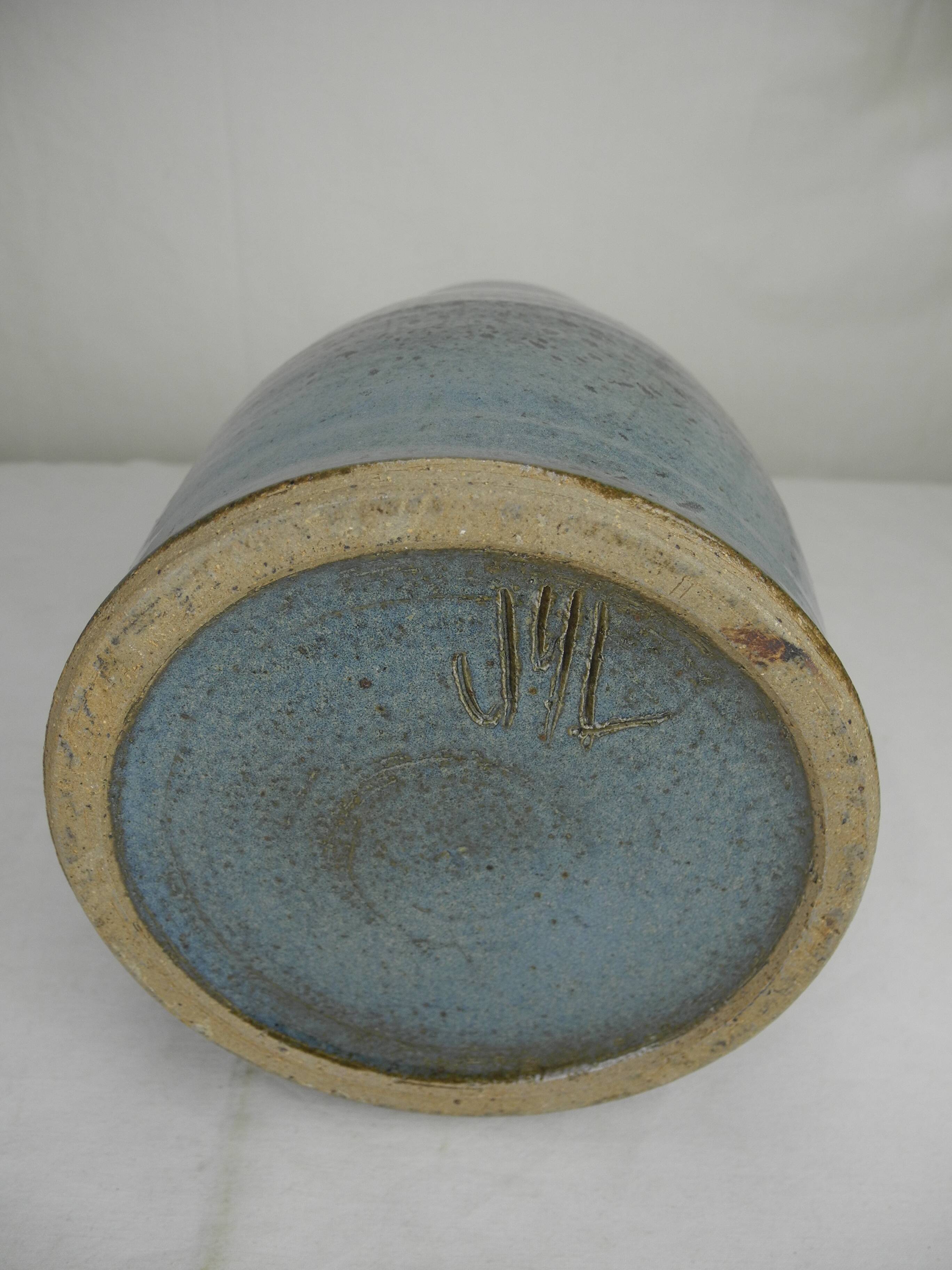 old ceramic vase Jean Yves Lemonnier vintage decor French ceramic Keramik