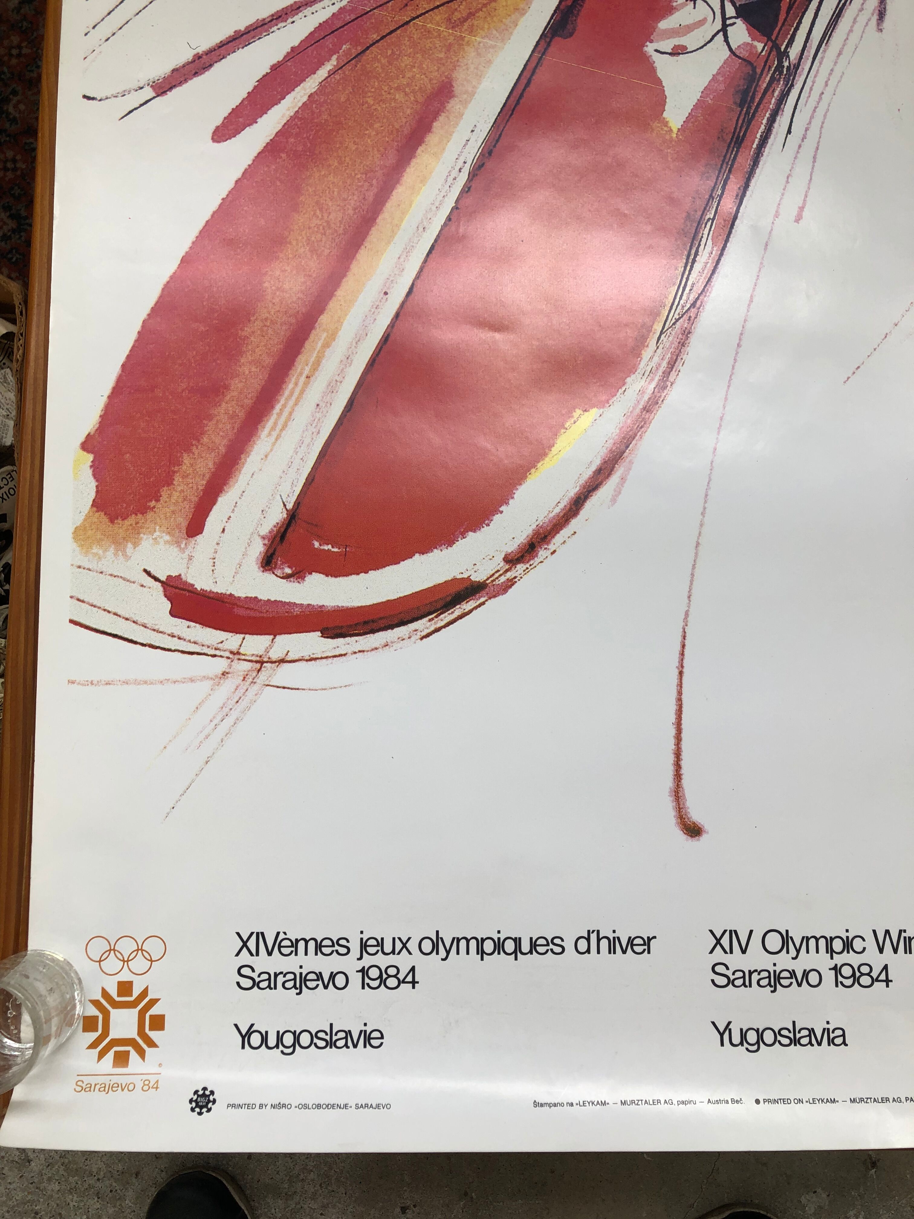 original poster jo Sarajevo 84 bobsled