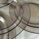 6 flat plates Arcoroc in smoked glass Smoke Brown