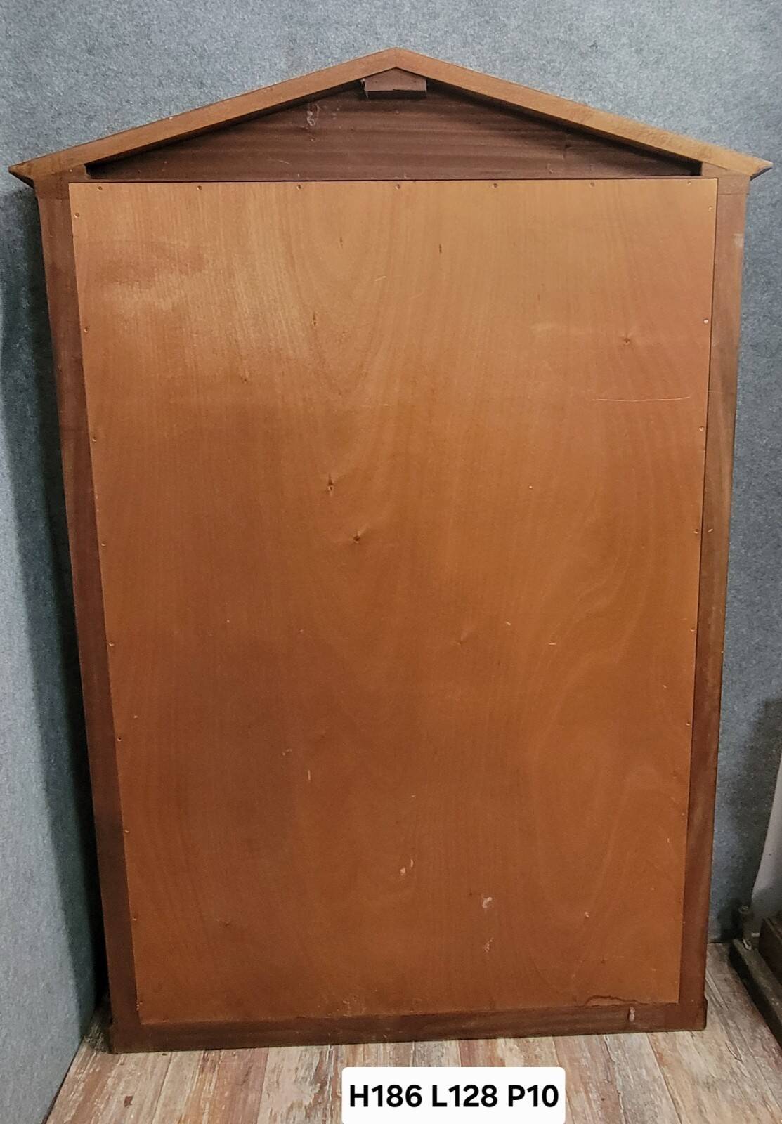 Large Empire mirror, return from Egypt, in mahogany, circa 1880 / h186cm