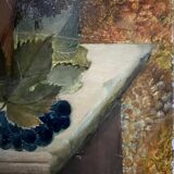 HSP Painting Allegorical Still Life Sculpture Pedestal Marine