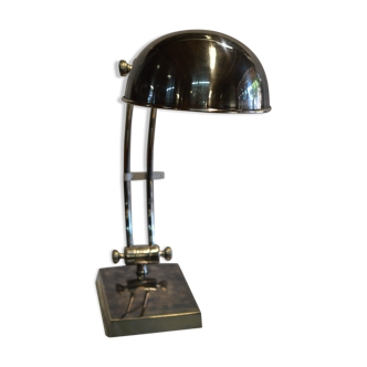 chrome brass desk lamp