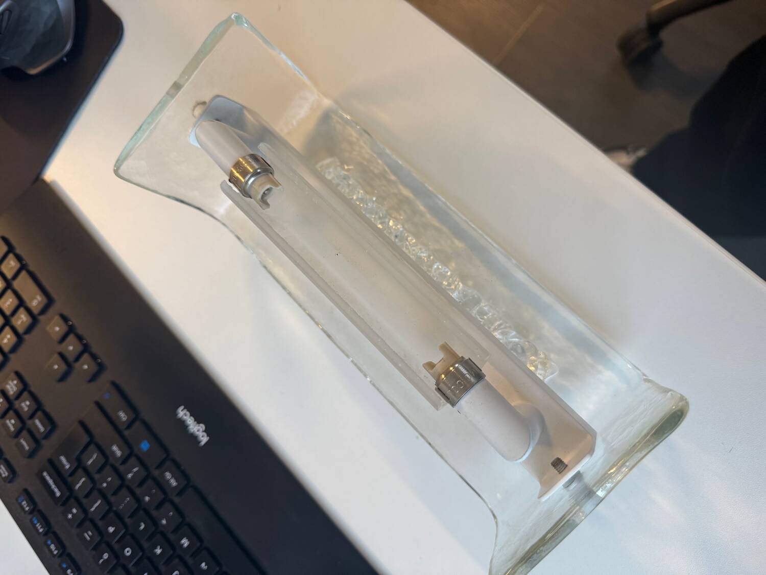 Applique italienne en verre de BRG