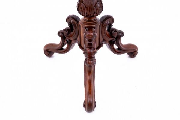 Antique card table from around 1870. After renovation.