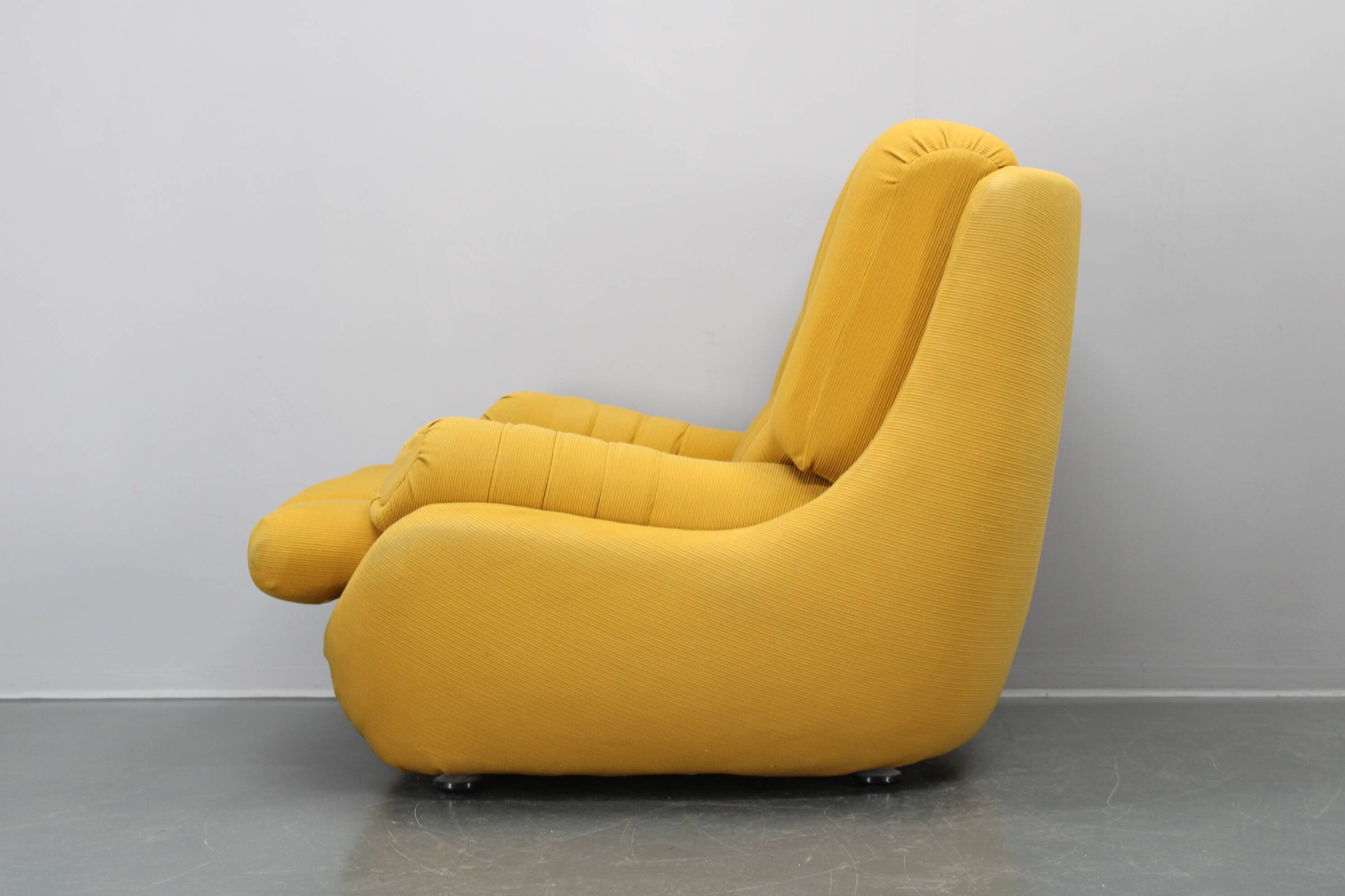 1970s Rare Space Age Pair of Armchairs , Czechoslovakia