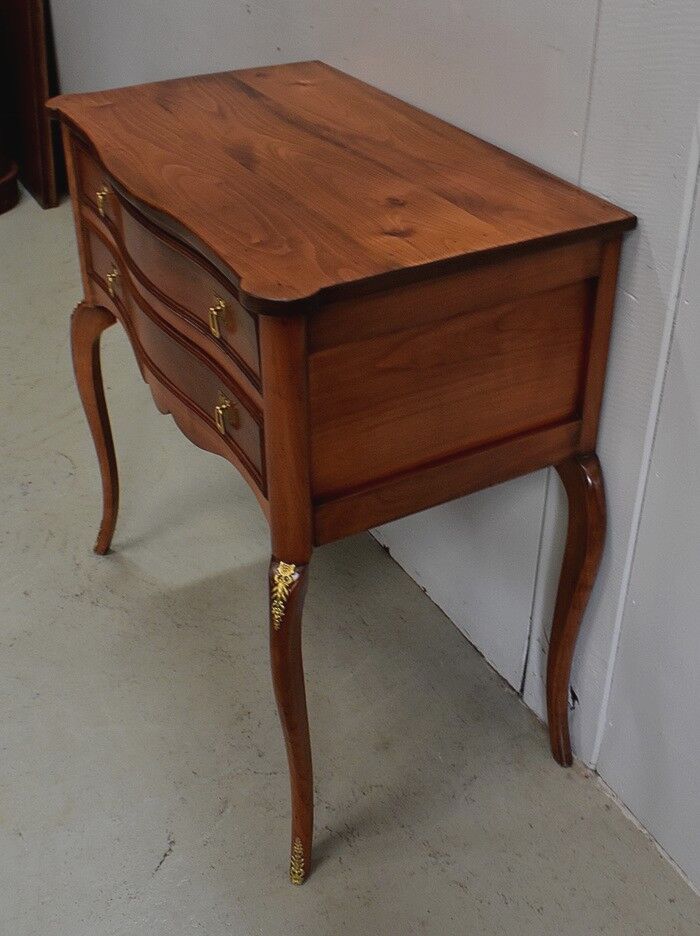 Dresser "Perruquière" in merisier, Louis XV style, early 20th