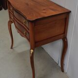 Dresser "Perruquière" in merisier, Louis XV style, early 20th