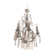 Lustre en bronze et pampilles bicolore