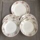 6 dinner plates + 1 dish - iron earth - "ennege" nouvelles galeries paris - vintage