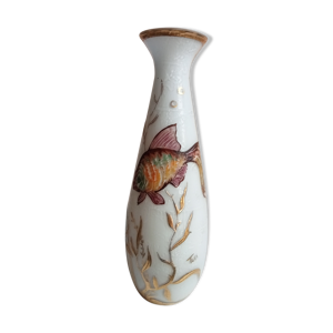 Vase signé tess décor - deco 1900
