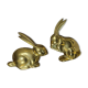 Lapin en laiton
