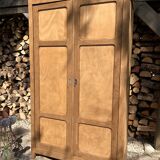 Armoire type parisienne bois rénové