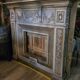 Very important plaster fireplace signed Fontés.