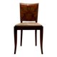 C. 1940 - Set of six Art Deco chairs - France