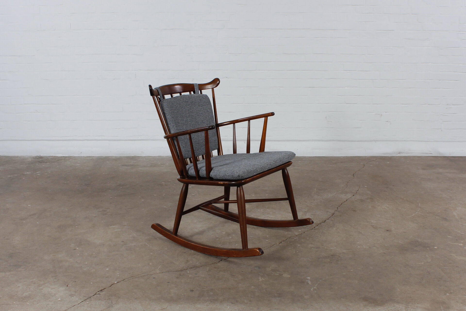 Vintage Danish Schaukelstuhl Mid Century Design 60er 70er