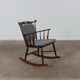 Vintage Danish Schaukelstuhl Mid Century Design 60er 70er