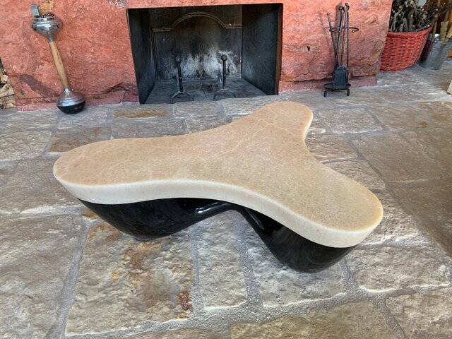 Multicoloured Marble Coffee Table, Italy