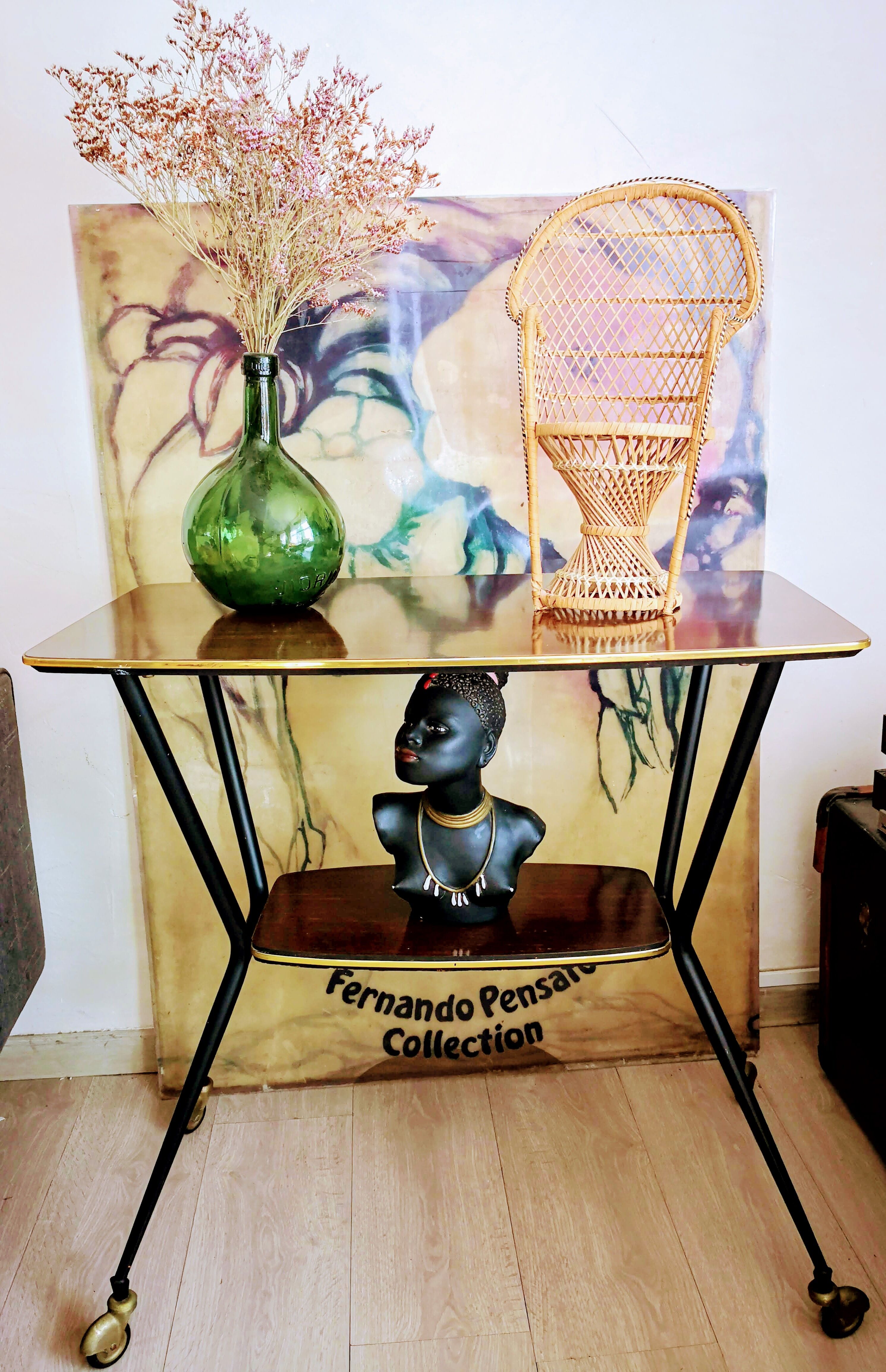 Side table/vintage TV cabinet