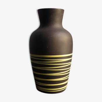 Vase en céramique au sol Allemagne de l’Ouest années 1970