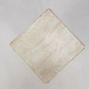Italian travertine side table or pedestal, 1980's