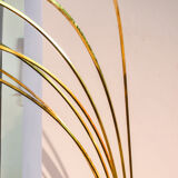 Brass floor lamp with seven lights Italy 70s
