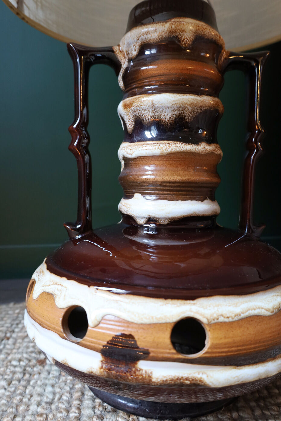 CERAMIC FLOOR LAMP 70'S KIL LIBOJE YUGOSLAVIA