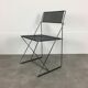 6 X-Line chairs by Niels Jorgen for Magis Italy Memphis style 1980