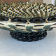 Large woven and twisted ceramic basket, Fase, Vallauris