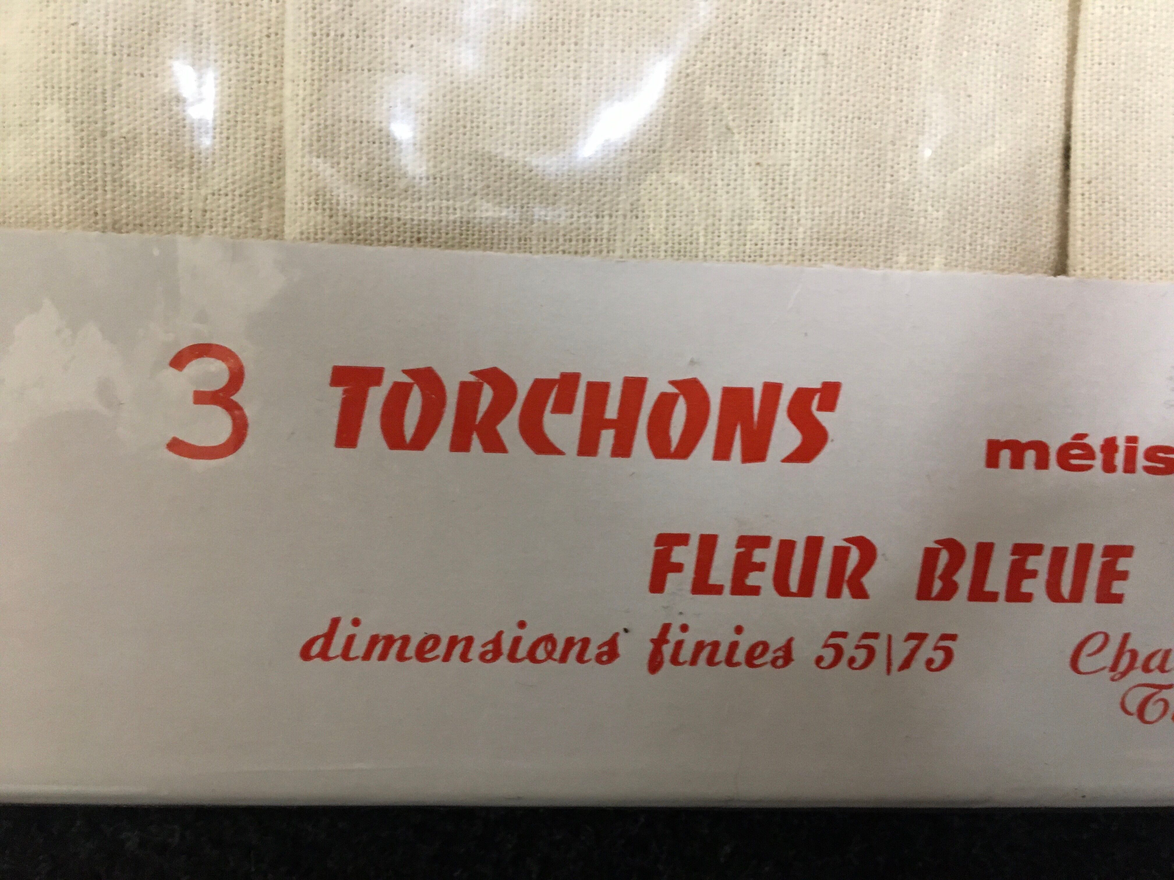 set of 15 old tea towels new in linen and cotton