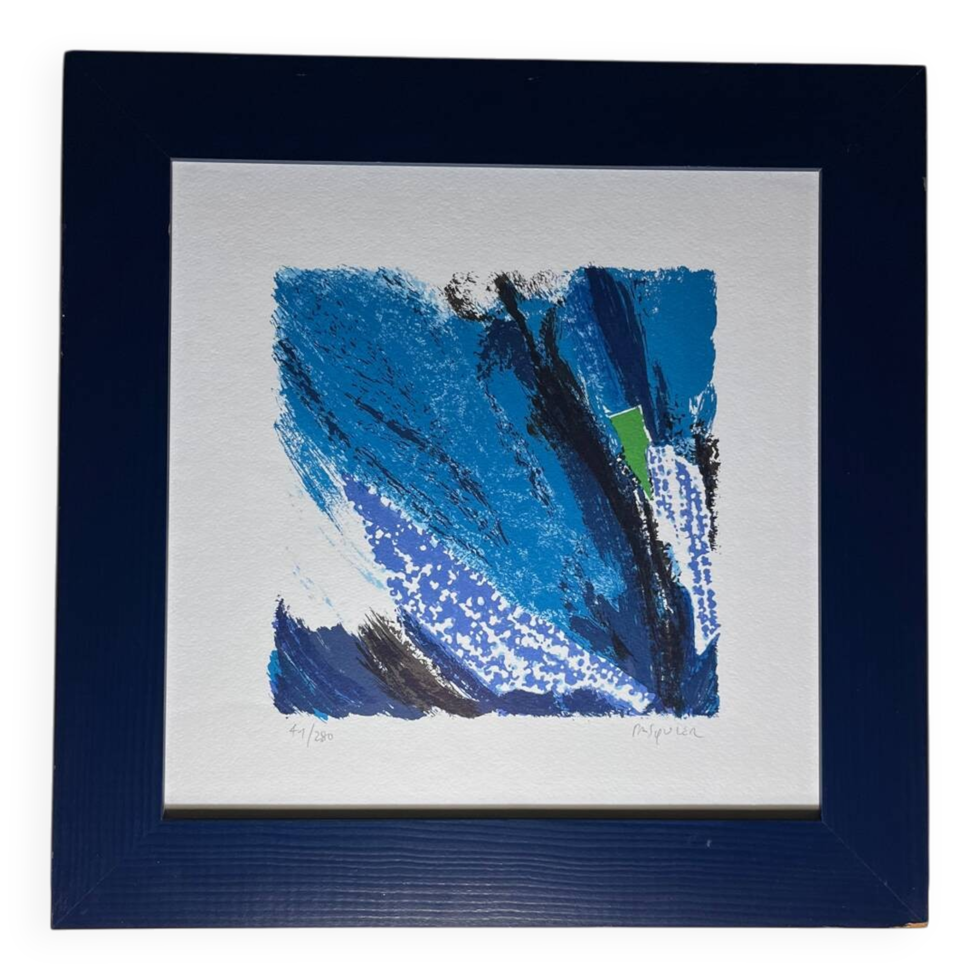 Original lithograph gérard pasquier – numbered and signed