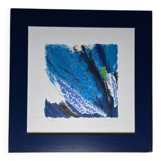 Original lithograph gérard pasquier – numbered and signed