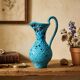 Large sea foam vase from the 1950s.