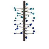 Contemporary Light-Blue and Blue “Cactus” Murano Glass Sputnik Chandelier
