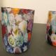 Set of 4 "Goto" water glasses from Murrisa in Murano glass, Italy