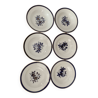 Colette deep plates from Moulin des Loups