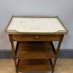 Small mahogany side table in Louis XVI style.