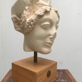 Bust head of ancient woman